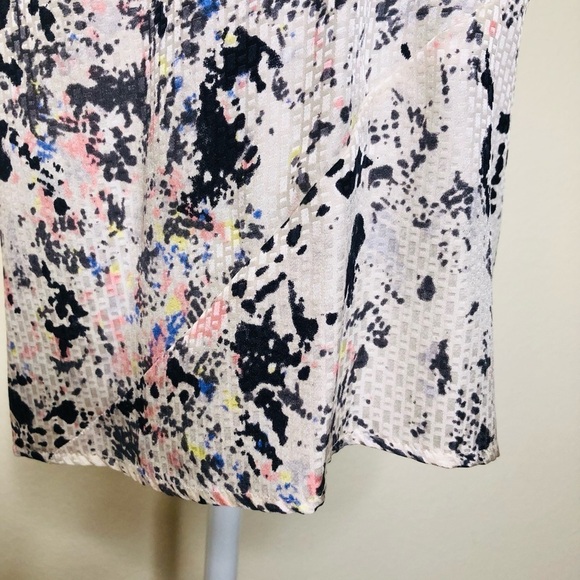 NWT COREY LYNN CALTER Silk Multicolored Printed Mini Cocktail Dress Size:2 - Picture 8 of 16